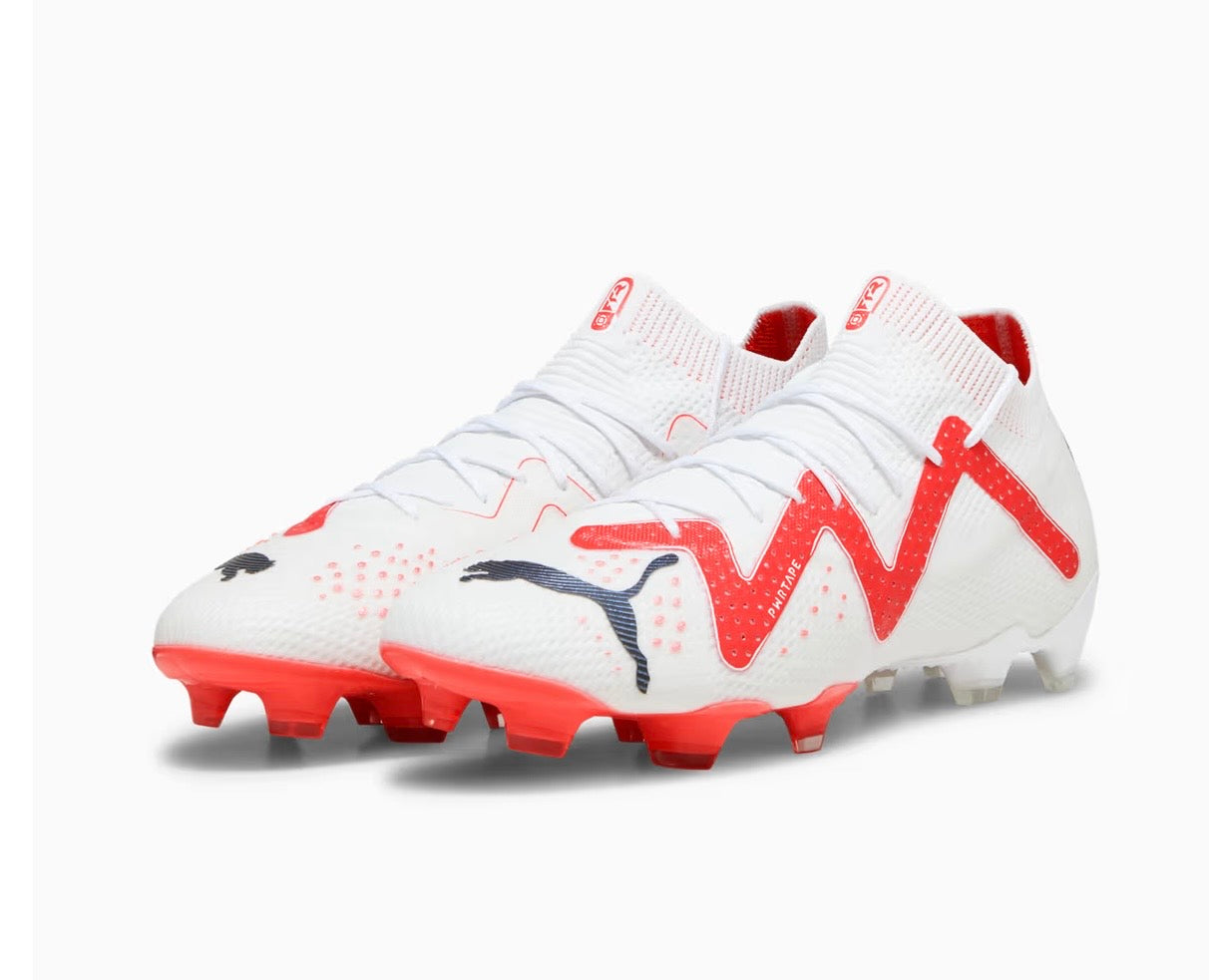 Puma Future 7 Ultimate FG|| White and Red